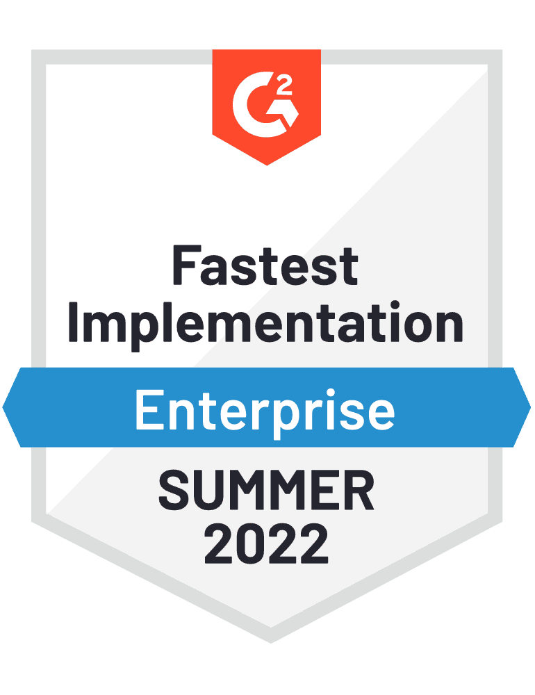 Fastest Implem Enterprise Summer 2022