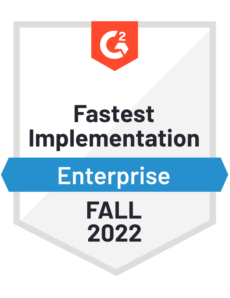 Fastest Implem Enterprise Fall 2022